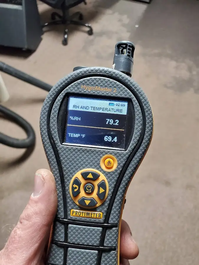 Moisture meter humidity assessment for Mold Remediation & Removal in Eagle